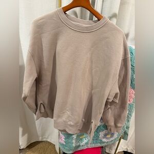 Abercrombie & Fitch Beige Sweatshirt